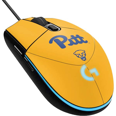 University of Pittsburgh Pitt Panthers Yellow G203 Prodigy RGB Wired Gaming Mouse Skin